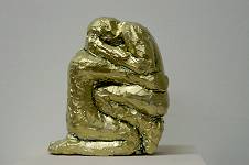 Zusammen, Ton, Bronzepigment, H 14 cm, 2007 - Vermischtes - Gips / Ton / Beton - www.eva-nemetz.de